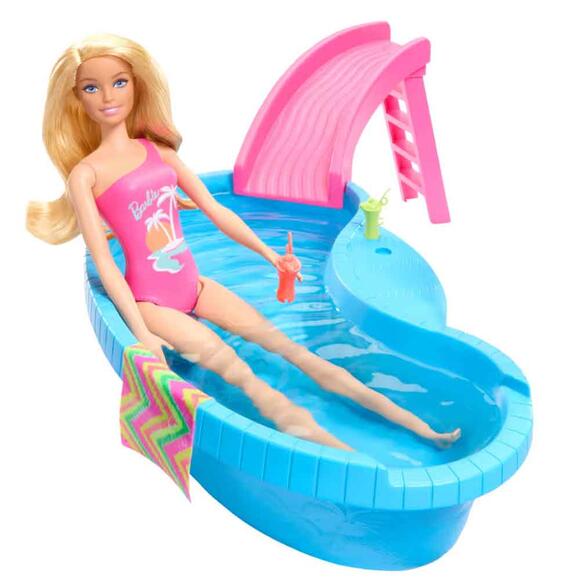 Barbie Bebek ve Havuz Oyun Seti HRJ74