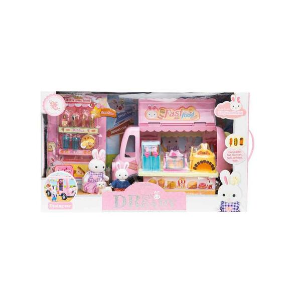 Bay Dreamy Mini Tavşan Fast Food Karavanı Oyun Seti 6623