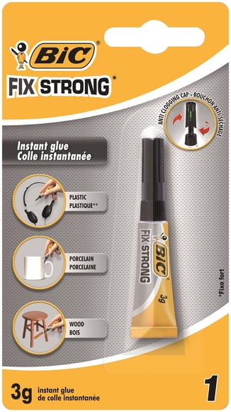 Bic Fix Strong Süper Güçlü Japon Yapıştırıcısı 3 gr 1’li Blister 901758