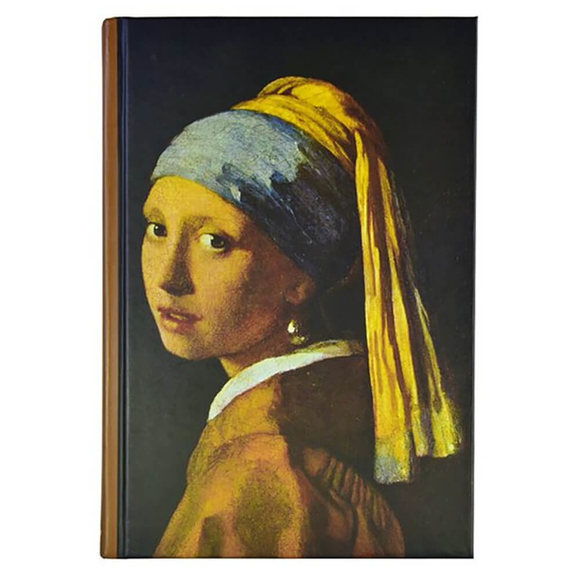 Deffter Art Of World Wermeer Sert Kapak 14x20 cm Çizgili Defter 96 Yaprak 64685-1