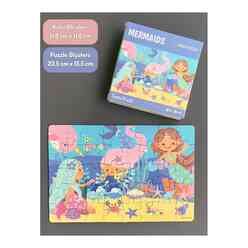 Doerkids Deniz Kızı Mini Puzzle - Thumbnail