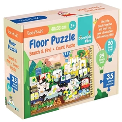 Doerkids DoerKids Park Ara-Bul Yer Puzzle - Thumbnail