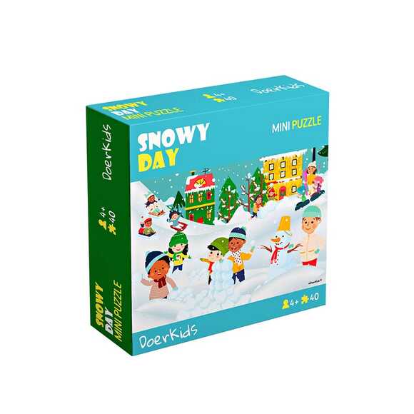 Doerkids Kar Eğlencesi Mini Puzzle