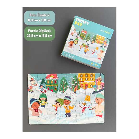 Doerkids Kar Eğlencesi Mini Puzzle