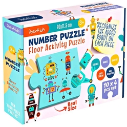 Doerkids Sayılar Jumbo Yer Puzzle - Thumbnail
