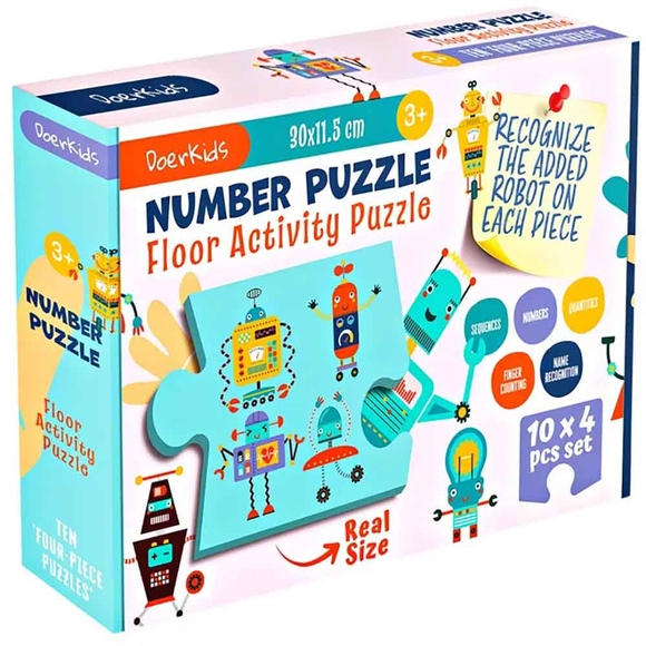 Doerkids Sayılar Jumbo Yer Puzzle