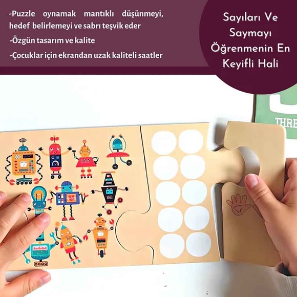 Doerkids Sayılar Jumbo Yer Puzzle