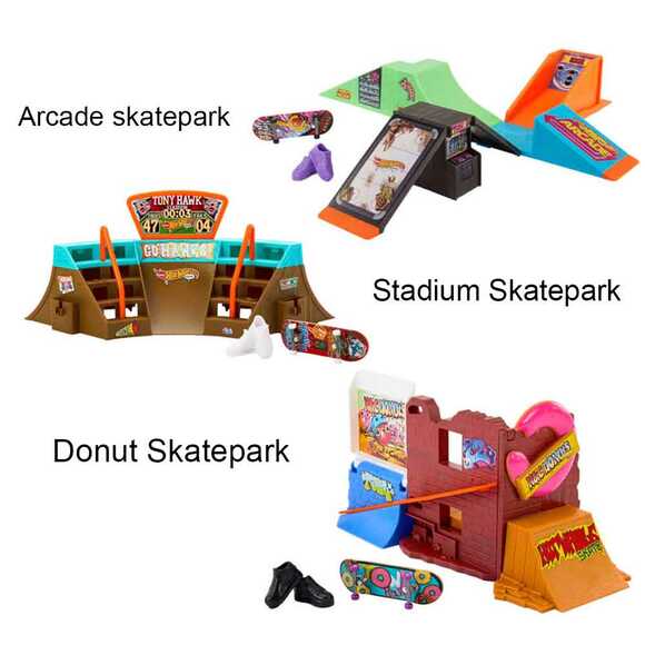 Hot Wheels Skate Parmak Kaykay Macerasına Başlangıç Setleri HGT91