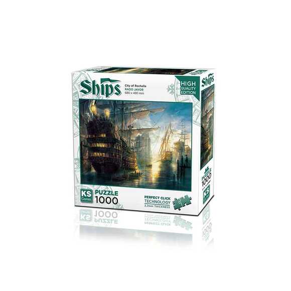Ks Puzzle 20681 City Of Rochelle 1000 Parça