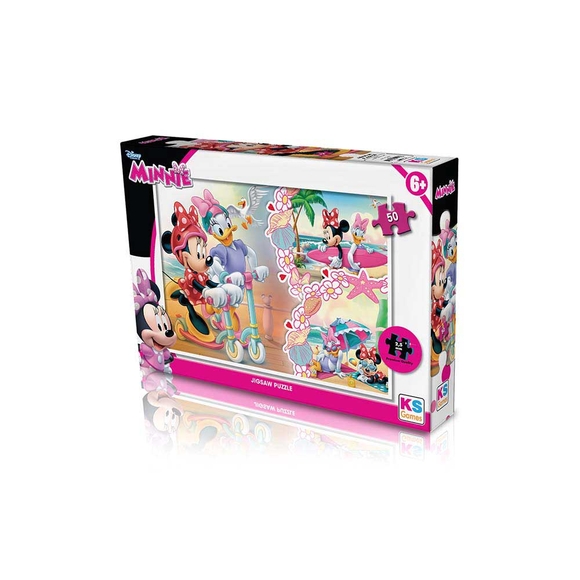 KS Puzzle Minnie Mouse Çocuk Puzzle 50 Parça Puzzle MIN709