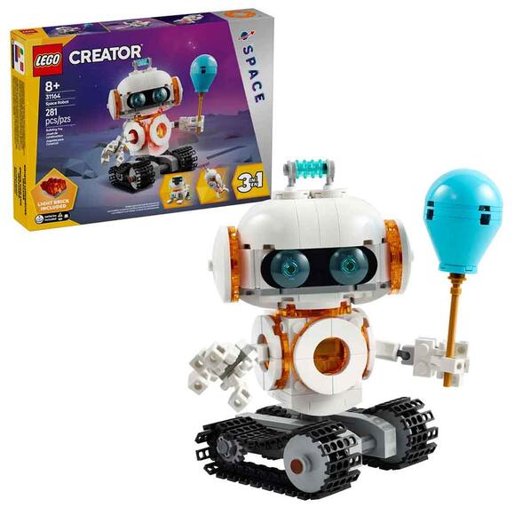 Lego Creator 3’Ü 1 Arada Uzay Robotu Bilim Oyun Seti 31164