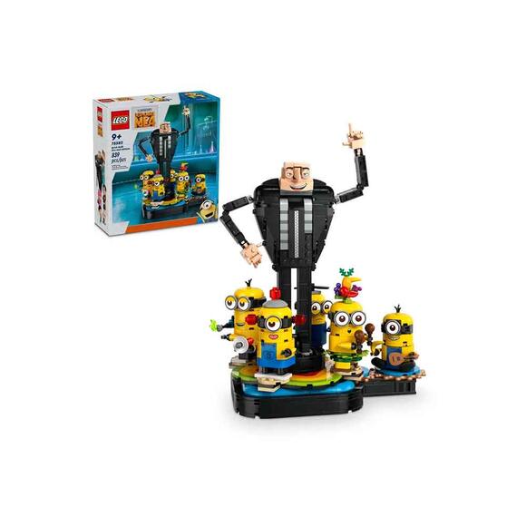 Lego Despicable Me 4 Yapım Parçalarından Gru ve Minyonlar Seti 75582