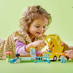 LEGO DUPLO Kasabası Otobüs Yolculuğu 10988 Oyuncak Yapım Seti (16 Parça) - Thumbnail