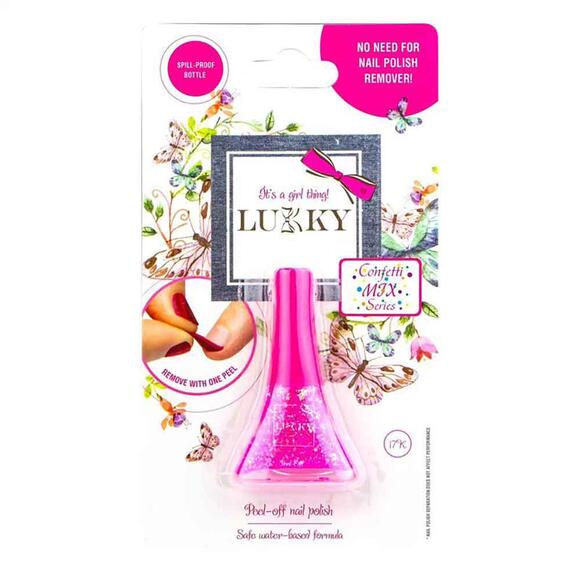Lukky Soyulabilir Oje Konfeti Serisi 03K Simli Parlak Pembe AST16756
