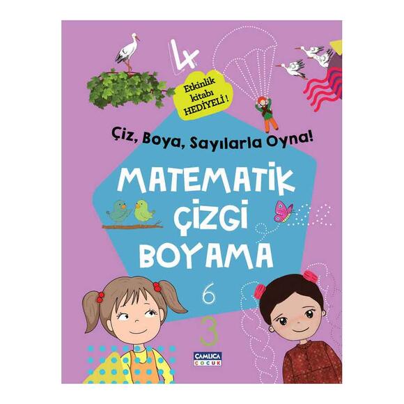 Okul Öncesi Matematik Çizgi Boyama
