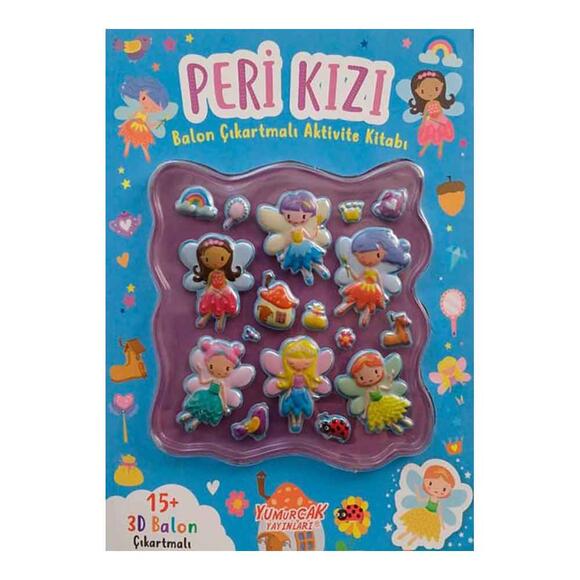 Peri Kızı Balon Çıkartmalı Aktivite Kitabı