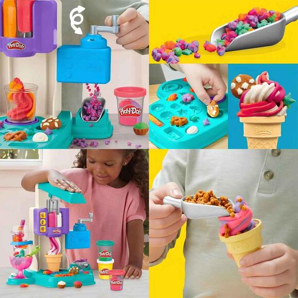 Play-Doh Gökkuşaği Dondurma Fabrikasi Oyun Seti G0028