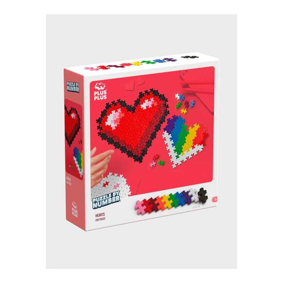 Plus-Plus Puzzle By Number Hearts 250 Parça PP-3911