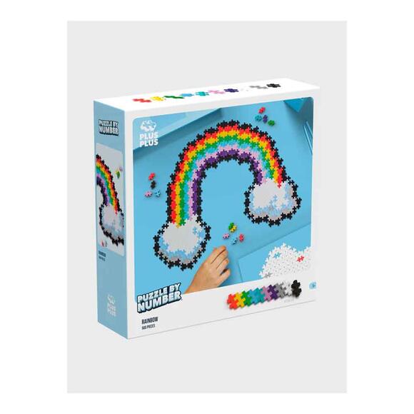 Plus-Plus Puzzle By Number Rainbow 500 Parças PP-3913