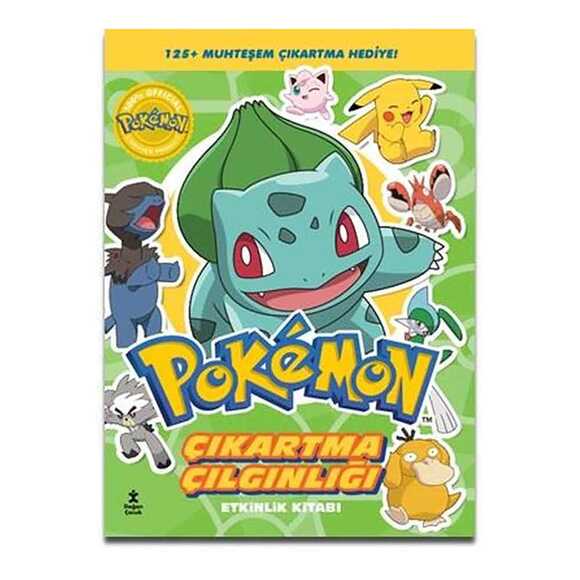 Pokemon Bulbasaur - Çıkartma Çılgınlığı Etkinlik Kitabı
