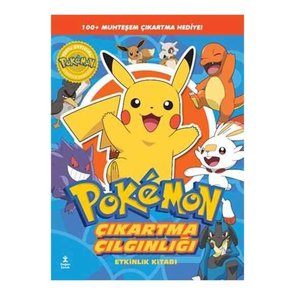 Pokemon Pikachu - Çıkartma Çılgınlığı Etkinlik Kitabı