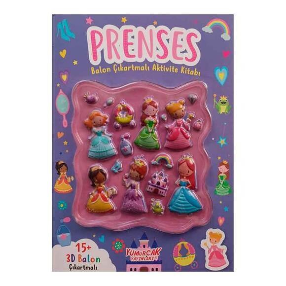 Prenses Balon Çıkartmalı Aktivite Kitabı