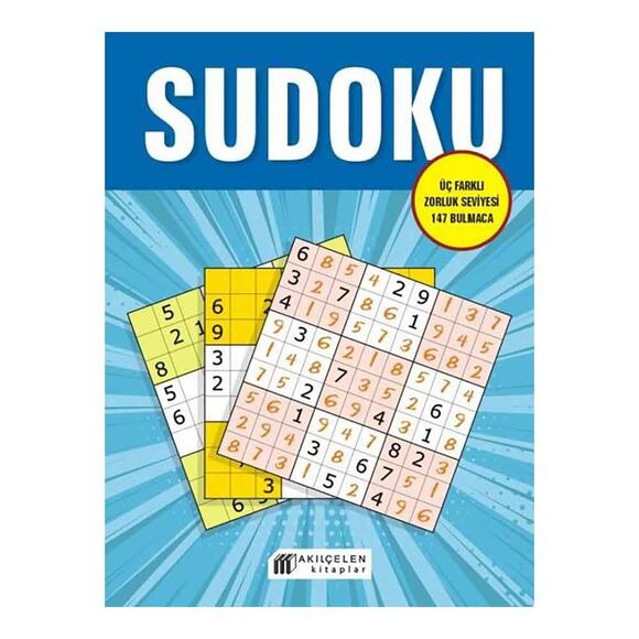Sudoku - Üç Farklı Zorluk Seviyesi 147 Bulmaca