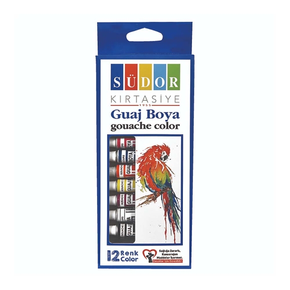 Südor Guaj Boya 8.5 Ml Tüp 12 Renk 575