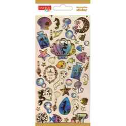 Tanex Decorative Sticker - 19 Puffy Etiketi TNX-5018 - Thumbnail