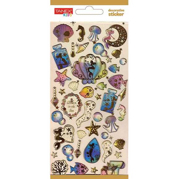 Tanex Decorative Sticker - 19 Puffy Etiketi TNX-5018