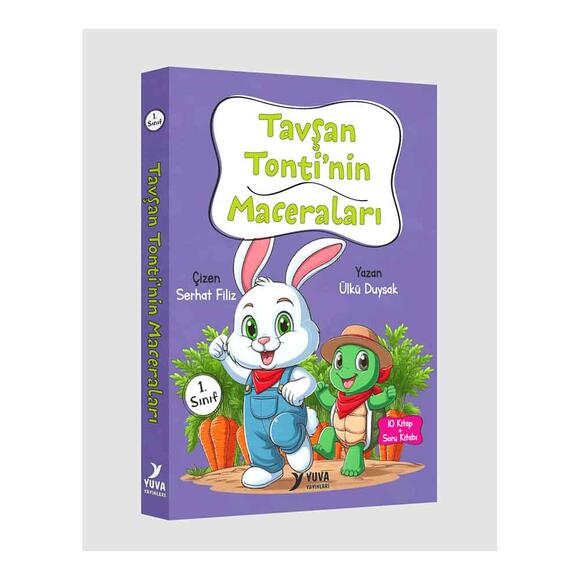 Tavşan Tontinin Maceraları - 10 Kitap (1.Sınıf Düz)