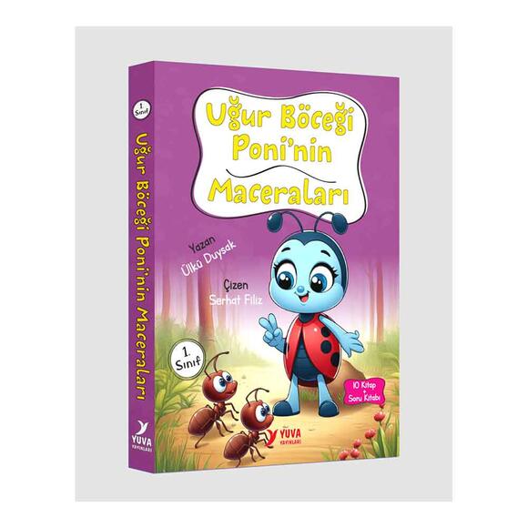 Uğur Böceği Poninin Maceraları - 10 Kitap (1.Sınıf Düz)