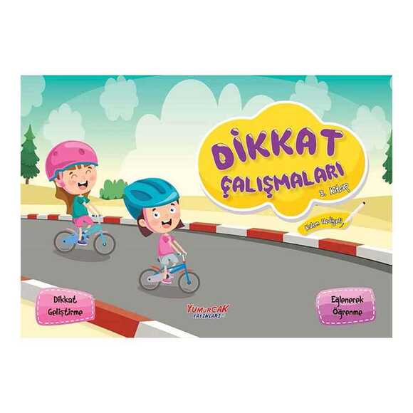 Yumurcak Dikkat Çalışmaları (Çeşit3) Çiz-Sil (Kalem Hediyeli)