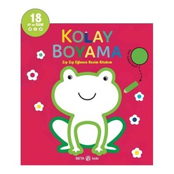 Zıp Zıp Eğlence Resim Kitabım - Kolay Boyama 18 Ay ve Üzeri - Thumbnail