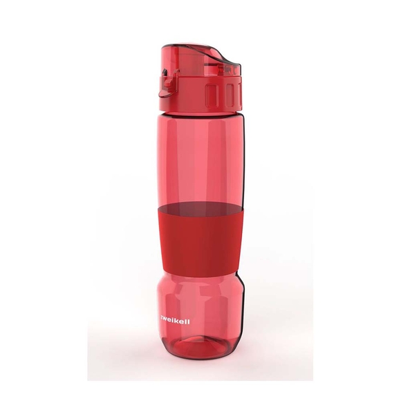 Zweikell Camry Sleeve Kırmızı Bpa İçermez 650 Ml Tritan Suluk