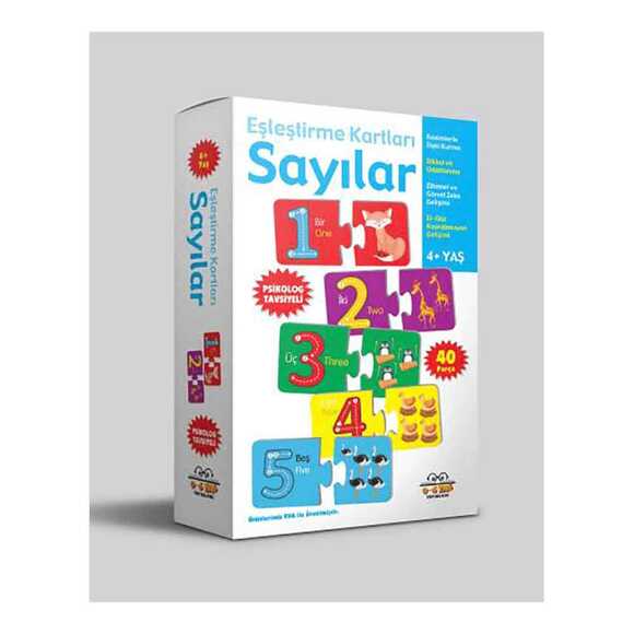 0 6 Yaş Yayınları Eşleştirme Kartları Sayılar