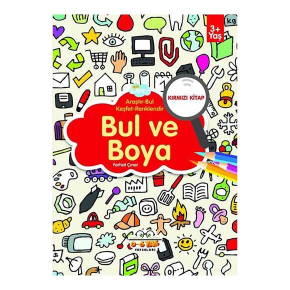 06 Yaş Bul Ve Boya Kırmızı Kitap