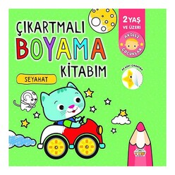 0 6 Yaş Yayınları - 06 Yaş Çıkartmalı Boyama Kitabım Seyahat