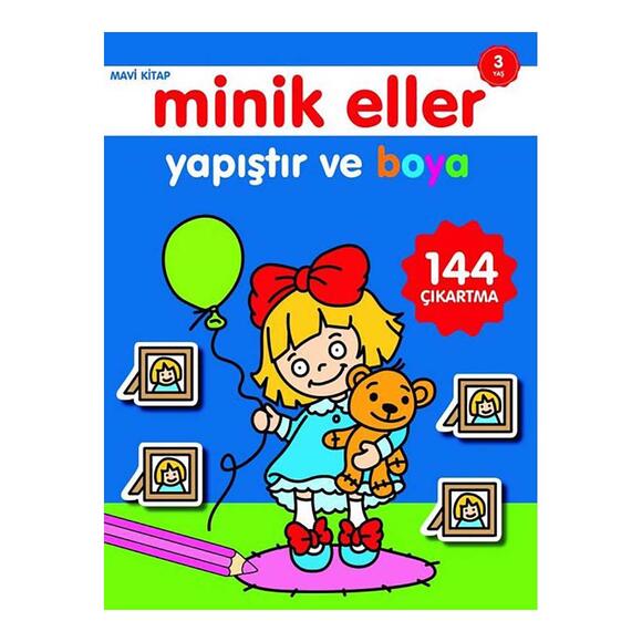 06 Yaş Yayınları Minik Eller - 3 Yaş Mavi
