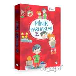 1. Sınıf - Minik Parmaklar 10 Kitap (Düz Yazı) - Thumbnail