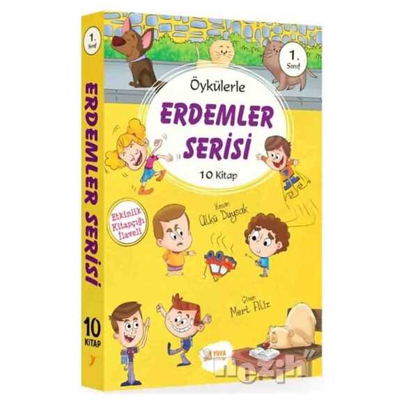 1. Sınıf Öykülerle Erdemler Serisi Seti (10 Kitap Takım)