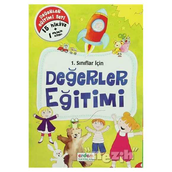 1. Sınıflar İçin Değerler Eğitimi (15 Hikaye Etkinlik Kitabı)