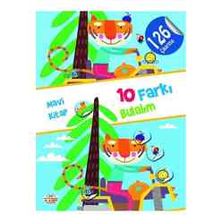 0 6 Yaş Yayınları - 10 Farkı Bulalım - Mavi Kitap - 126 Çıkartma