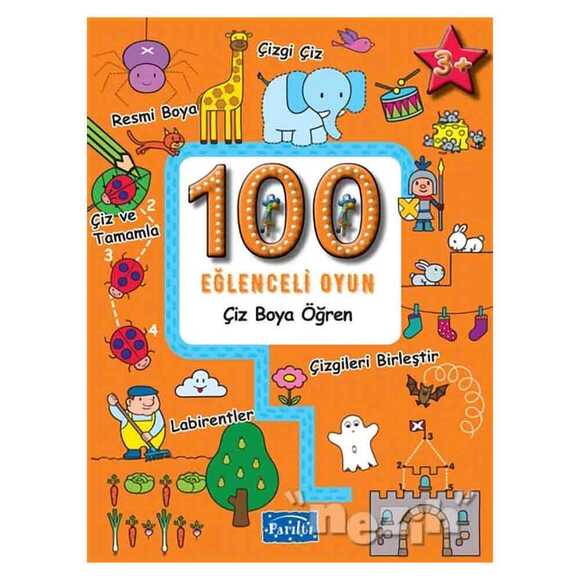 100 Eğlenceli Oyun - Çiz Boya Öğren