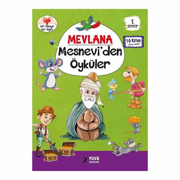 1.Sınıf Mevlana Mesneviden Öyküler - 10 Kitap Takım