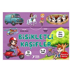 Yuva - 2. ve 3. Sınıf Bisikletli Kaşifler Serisi Seti-10 Kitap Takım