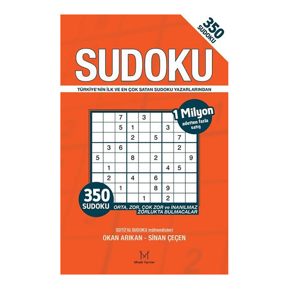 350 Sudoku (Turuncu Kapak)