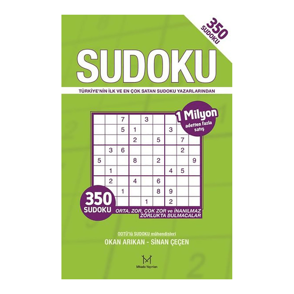 350 Sudoku (Yeşil Kapak)