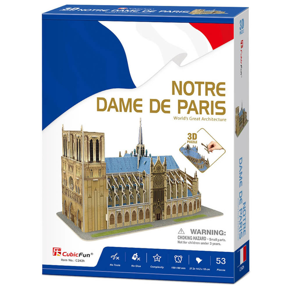 3D Notre Dame De Paris CUB/C242H