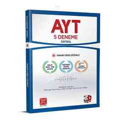 3D Yayınları AYT 5 li Paket Deneme Sayısal - Thumbnail